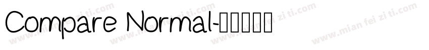 Compare Normal字体转换